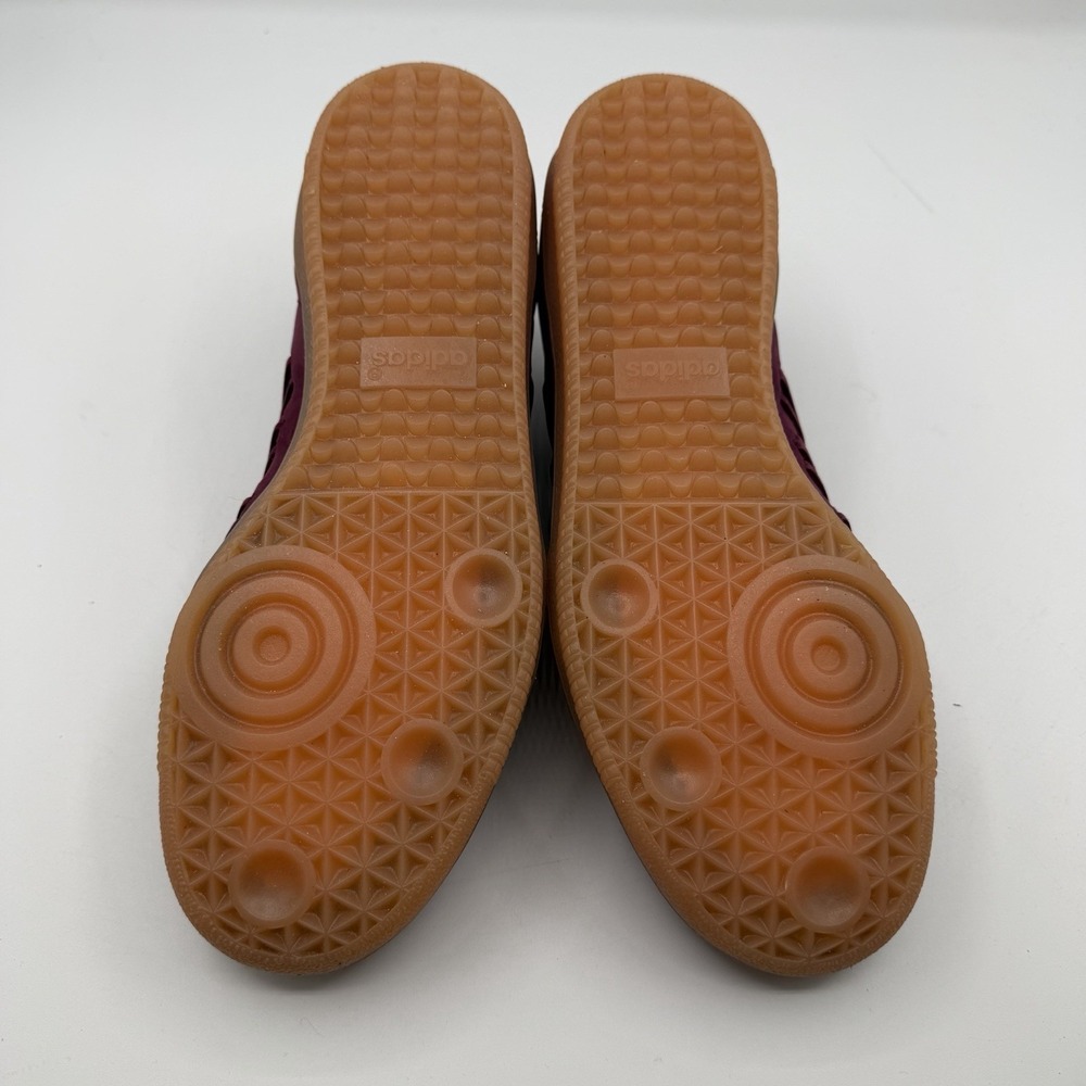 Adidas Samba Deep Hue Pack Shoes Womens 7.5 Burgundy/Maroon Gum Sneakers BY2834 - Picture 10 of 15